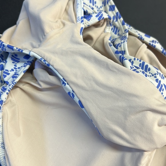 Hermoza Genevieve tie waist halter padded one piece swim bikini - Picture 7 of 7